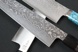 Custom Knife Maker Saito Hiroshi VG-10 Gyuto Quince Burl Wood Handle