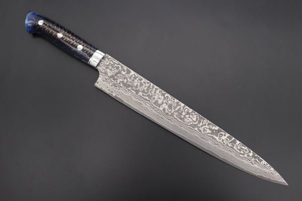 Takeshi Saji SUMMIT ― Limited Edition Custom Series SMT-886 R-2 Custom Damascus Sujihiki 270mm (10.6 Inch)