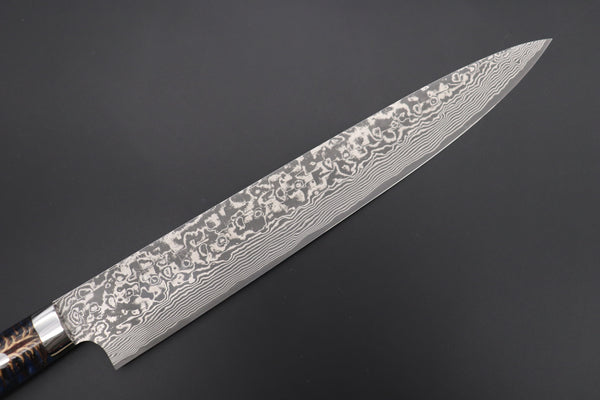 Takeshi Saji SUMMIT ― Limited Edition Custom Series SMT-887 R-2 Custom Damascus Sujihiki 270mm (10.6 Inch)