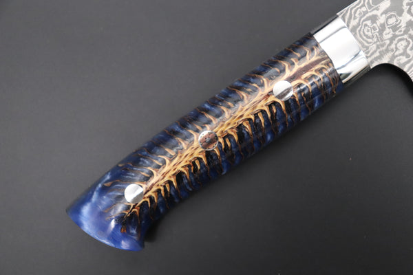 Takeshi Saji SUMMIT ― Limited Edition Custom Series SMT-887 R-2 Custom Damascus Sujihiki 270mm (10.6 Inch)