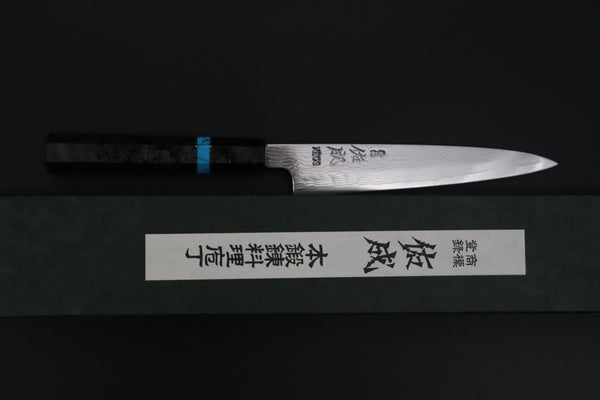 Custom Limited Edition, Sukenari VG-XEOS Nickel Damascus Wa Petty 165mm (6.4 inch, SCL-633)