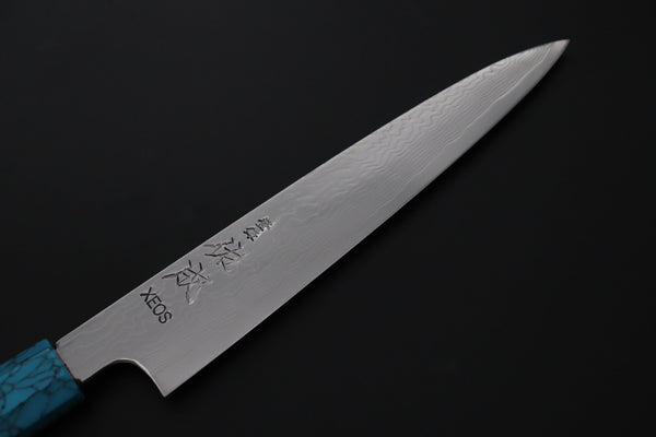 Custom Limited Edition, Sukenari VG-XEOS Nickel Damascus Wa Petty 165mm (6.4 inch, SCL-635)