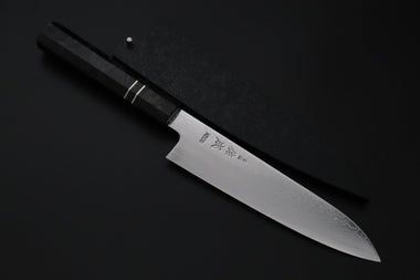 Custom Limited Edition, Sukenari VG-XEOS Nickel Damascus Wa Santoku 190mm (7.4 inch, SCL-637)