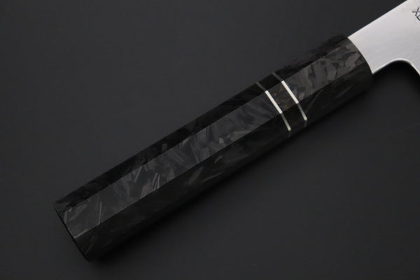 Custom Limited Edition, Sukenari VG-XEOS Nickel Damascus Wa Santoku 190mm (7.4 inch, SCL-637)