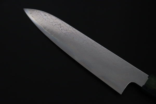 Custom Limited Edition, Sukenari VG-XEOS Nickel Damascus Wa Santoku 190mm (7.4 inch, SCL-638)