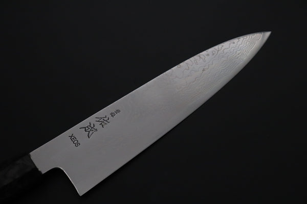 Custom Limited Edition, Sukenari VG-XEOS Nickel Damascus Wa Gyuto 210mm (8.2 inch, SCL-639)