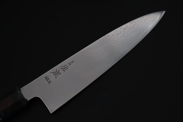 Custom Limited Edition, Sukenari VG-XEOS Nickel Damascus Wa Gyuto 210mm (8.2 inch, SCL-641)