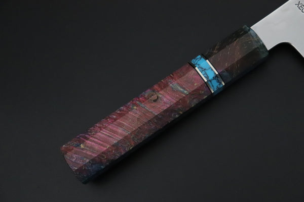 Custom Limited Edition, Sukenari VG-XEOS Nickel Damascus Wa Gyuto 210mm (8.2 inch, SCL-641)