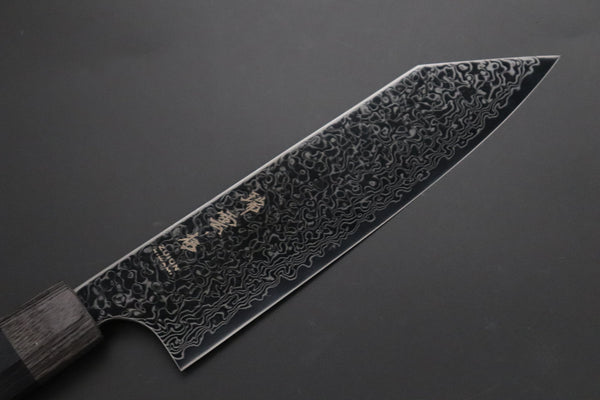 Kanetsugu Zuiun KIWAMI 極 Series R-2 Damascus "DLC Coating" KZD-2極 Kiritsuke (Bunka) 180mm (7 Inch)