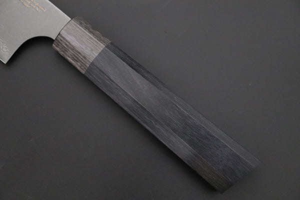 Kanetsugu Zuiun KIWAMI 極 Series R-2 Damascus "DLC Coating" KZD-2極 Kiritsuke (Bunka) 180mm (7 Inch)
