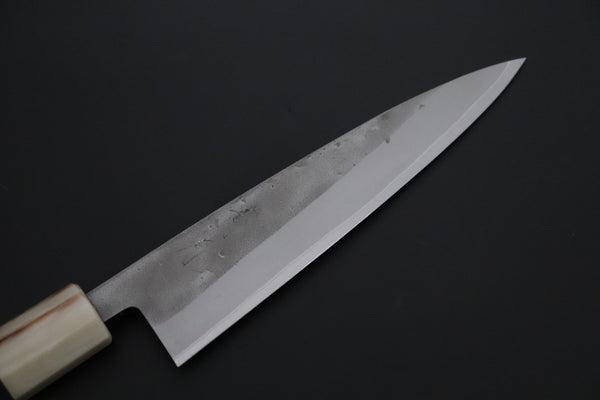 JCK Natures "Super Blue Moon Series" BMS-1E Wa Petty 135mm (5.3 inch, Octagonal Ebonywood Handle)