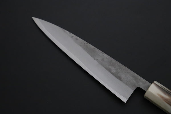 JCK Natures "Super Blue Moon Series" BMS-1E Wa Petty 135mm (5.3 inch, Octagonal Ebonywood Handle)