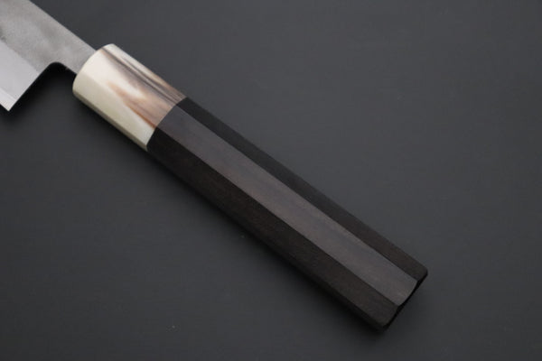 JCK Natures "Super Blue Moon Series" BMS-1E Wa Petty 135mm (5.3 inch, Octagonal Ebonywood Handle)