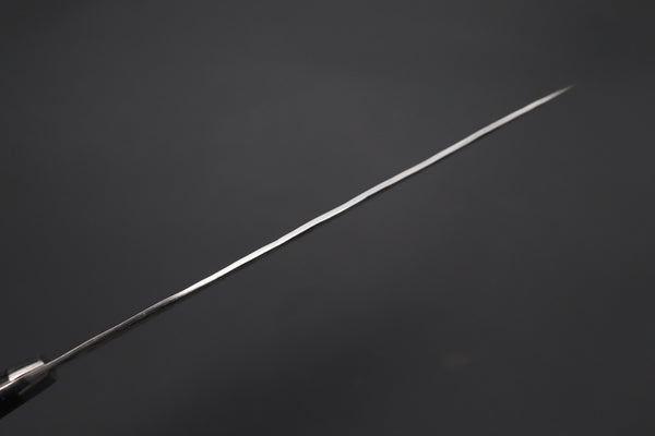 “Ocean Sunshine”: Takeshi Saji VG-10 Hammered Damascus Series TS-16 Gyuto 240mm (9.4 Inch, Black Dupont Corian Handle)
