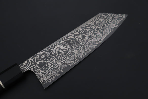 Takeshi Saji R-2 Custom Black Damascus Wa Series TS-19 Bunka 175mm (6.8 Inch)