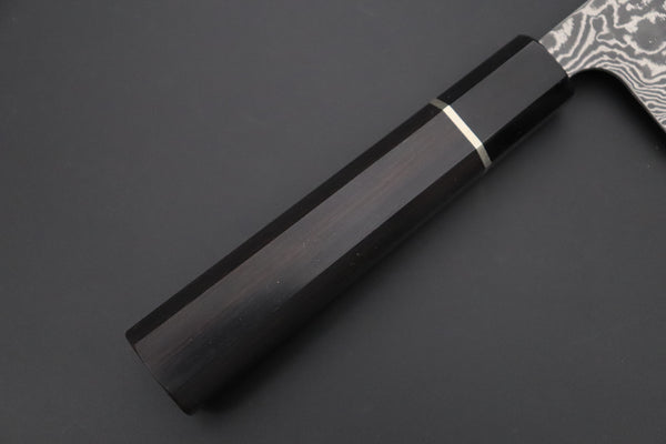 Takeshi Saji R-2 Custom Black Damascus Wa Series TS-19 Bunka 175mm (6.8 Inch)