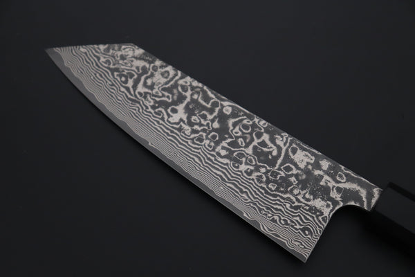 Takeshi Saji R-2 Custom Black Damascus Wa Series TS-19 Bunka 175mm (6.8 Inch)