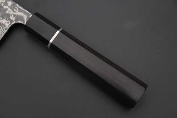 Takeshi Saji R-2 Custom Black Damascus Wa Series TS-19 Bunka 175mm (6.8 Inch)