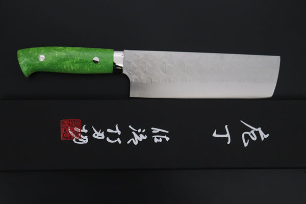 Takeshi Saji SUMMIT ― Limited Edition Custom Series SMT-1234 SRS-13 Hammer Forged Nakiri 165mm (6.4 Inch)