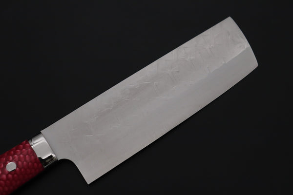 Takeshi Saji SUMMIT ― Limited Edition Custom Series SMT-1235 SRS-13 Hammer Forged Nakiri 165mm (6.4 Inch)