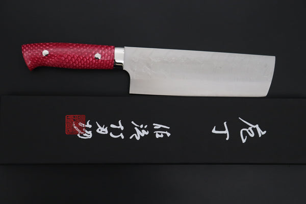 Takeshi Saji SUMMIT ― Limited Edition Custom Series SMT-1235 SRS-13 Hammer Forged Nakiri 165mm (6.4 Inch)