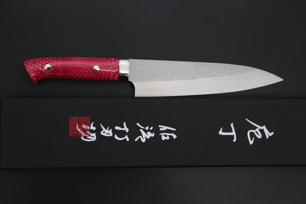 Takeshi Saji SUMMIT ― Limited Edition Custom Series SMT-1238 SRS-13 Hammer Forged Gyuto 180mm (7 Inch)
