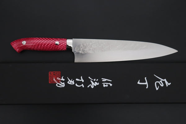 Takeshi Saji SUMMIT ― Limited Edition Custom Series SMT-1243 SRS-13 Hammer Forged Gyuto 210mm (8.2 Inch)