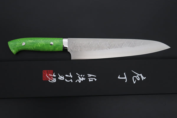 Takeshi Saji SUMMIT ― Limited Edition Custom Series SMT-1246 SRS-13 Hammer Forged Gyuto 240mm (9.4 Inch)