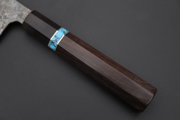 Shirou-Kunimitsu White Steel No.2 Kurouchi Series Special Edition SK-6SP47 Wa Gyuto 240mm (9.4 Inch)