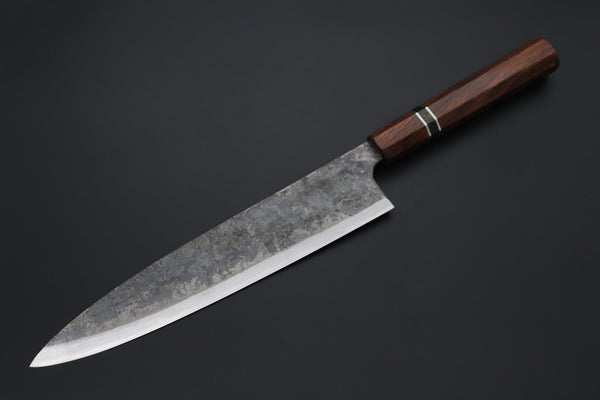 Shirou-Kunimitsu White Steel No.2 Kurouchi Series Special Edition SK-6SP48 Wa Gyuto 240mm (9.4 Inch)
