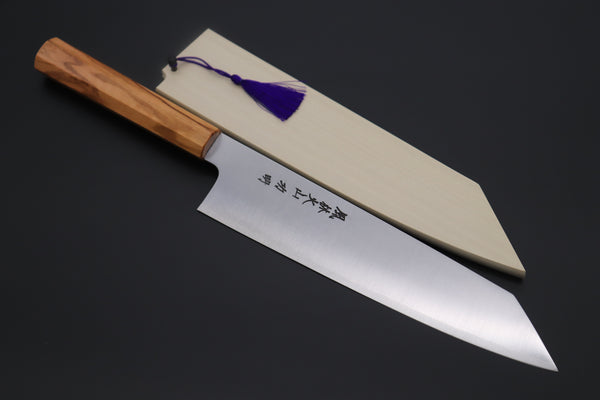 Fu-Rin-Ka-Zan YUTAKA 豊佳 Series R-2 Edition FR2YP-40 Kiritsuke 240mm (9.4 Inch, Octagonal Olivewood Handle)
