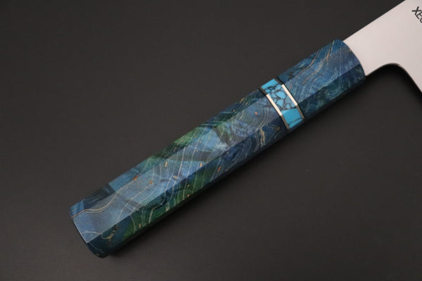 Custom Limited Edition, Sukenari VG-XEOS Clad Wa Gyuto 240mm (9.4 inch, SCL-675)