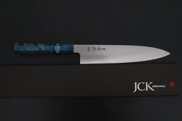 Custom Limited Edition, Sukenari VG-XEOS Clad Wa Gyuto 240mm (9.4 inch, SCL-675)