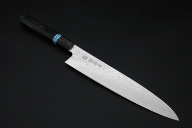 Custom Limited Edition, Sukenari ZDP-189 Nickel Damascus Wa Gyuto 270mm (10.6 inch, SCL-688)