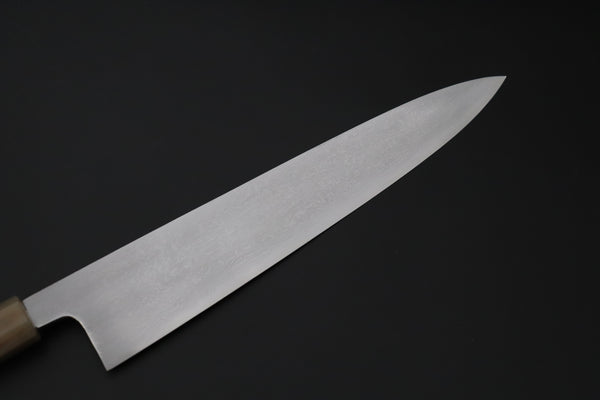 Mizuno Tanrenjo — Special Orders & Limited Editions “尖った Togatta” " Ao Hagane DX Blue Steel No.1 Suminagashi Wa Gyuto ( MT-12)