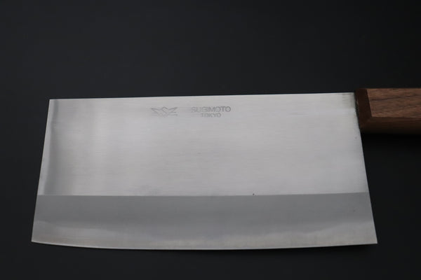 Sugimoto Virgin Carbon Steel No.6 Chinese Cleaver 220mm (8.6inch)