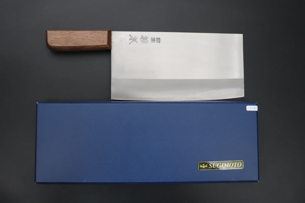 Sugimoto Virgin Carbon Steel No.6 Chinese Cleaver 220mm (8.6inch)