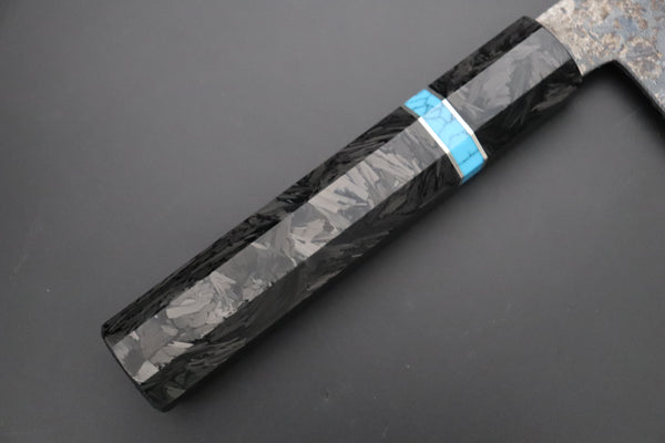 Shirou-Kunimitsu White Steel No.2 Kurouchi Series Special Edition SK-3SP65 Nakiri 165mm (6.4 Inch)