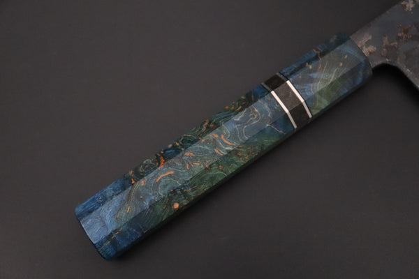 Shirou-Kunimitsu White Steel No.2 Kurouchi Series Special Edition SK-4SP61 Bunka 190mm (7.4 Inch)