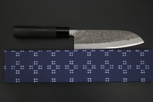 JCK Natures Blue Moon Series Black Edition BMB-3 Wa Santoku 170mm (6.6 inch)