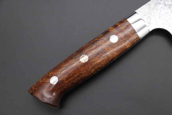 Takeshi Saji R-2 Custom Diamond Damascus Wild Series SRDD-BI Bunka180mm (Desert Ironwood Handle)