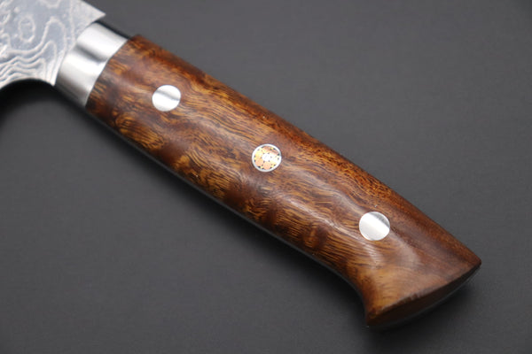 Takeshi Saji R-2 Custom Diamond Damascus Wild Series SRDD-BI Bunka180mm (Desert Ironwood Handle)