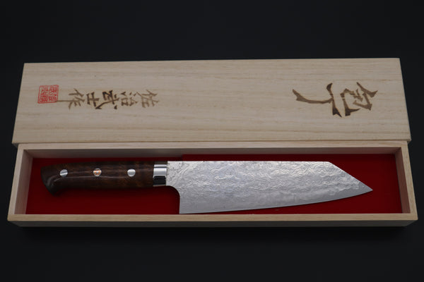 Takeshi Saji R-2 Custom Diamond Damascus Wild Series SRDD-BI Bunka180mm (Desert Ironwood Handle)