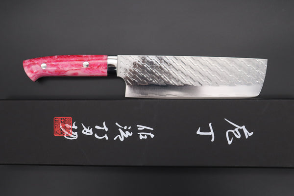 Takeshi Saji SUMMIT ― Limited Edition Custom Series SMT-846 STRIX SAN-MAI Custom Hammered Nakiri 165mm (6.4')