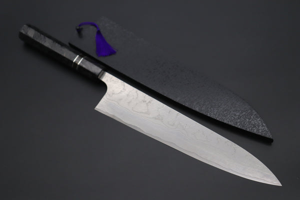 Takeshi Saji SUMMIT ― Limited Edition Custom Series VG-10 Custom Damascus Wa Gyuto 240mm (9.4 Inch, STCL-297)