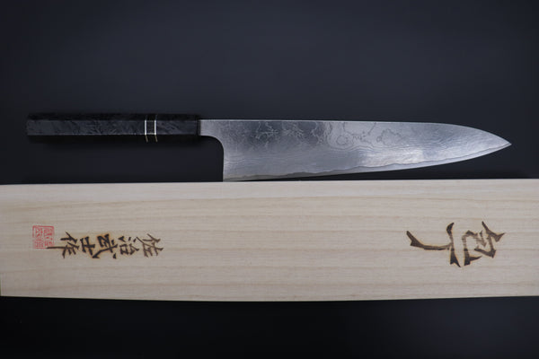 Takeshi Saji SUMMIT ― Limited Edition Custom Series VG-10 Custom Damascus Wa Gyuto 240mm (9.4 Inch, STCL-297)