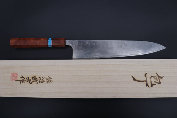 Takeshi Saji SUMMIT ― Limited Edition Custom Series VG-10 Custom Damascus Wa Gyuto 240mm (9.4 Inch, STCL-299)