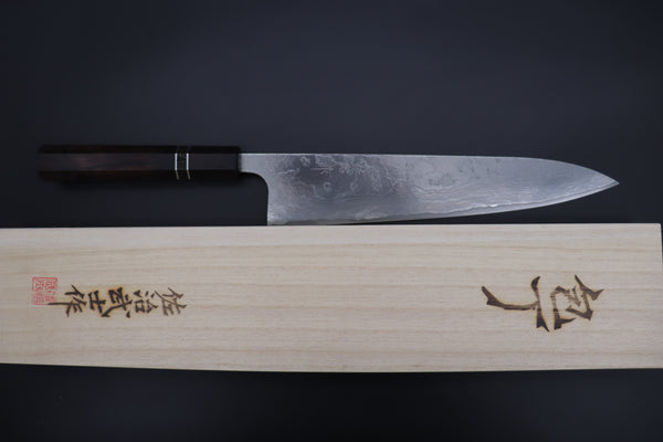 Takeshi Saji SUMMIT ― Limited Edition Custom Series VG-10 Custom Damascus Wa Gyuto 240mm (9.4 Inch, STCL-301)