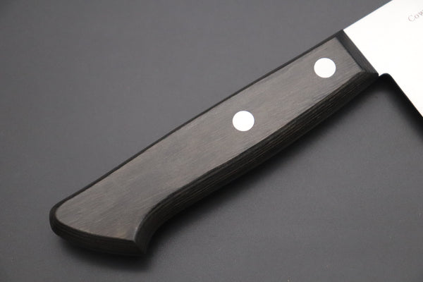 Hattori Limited, Cowry X, VG-2 clad HCX-1B Santoku 170mm (6.6 inch, Black Pakkawood Handle)