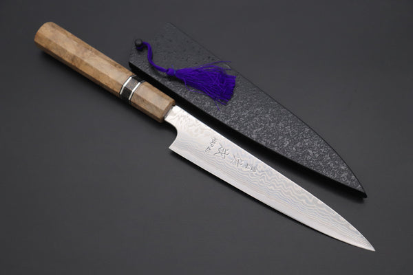 Custom Limited Edition, Sukenari HAP-40 Nickel Damascus Wa Petty 165mm (6.4 inch, SCL-501)